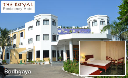 The Royal Residency Hotel Bodhgaya - Experience a Royal Stay! 50% off on Room Tariff in Bodhgaya at Rs.49
