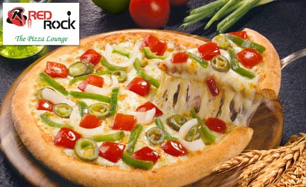 Red Rock- The Pizza Lounge Maninagar - Treat Your Taste Buds! 20% off on Ala Carte at Rs 19