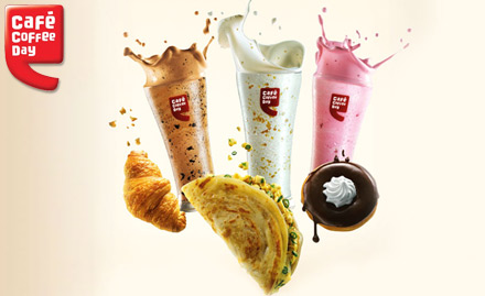 Cafe Coffee Day Old Palasia - Chill out at CCD! Rs. 10 to enjoy a Cold Beverage Free on a Minimum Billing of Rs. 175