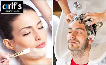 Arif Unisex Salon Hazratganj - Twist, Glide & Shine! Get 40% off on Beauty Services at Rs. 29 