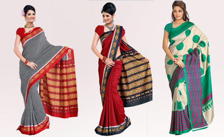 Aashvi Saree Shahibaug - Lace up in Style! Buy 2, Get 1 Offer on Saree at Rs 19
