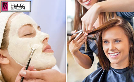 Feliz Salon Dadar East & West exists - Pamper Yourself Right! 60% off on Salon Services at Rs. 99