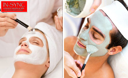 In Sync Family Salon Anna Nagar - Instant Glow with 70% off on Facials at Rs. 49