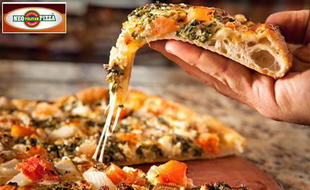 Neopolitan Pizza Waghodia Road - Munch on Steamy Crumbs!20% off on Ala Carte