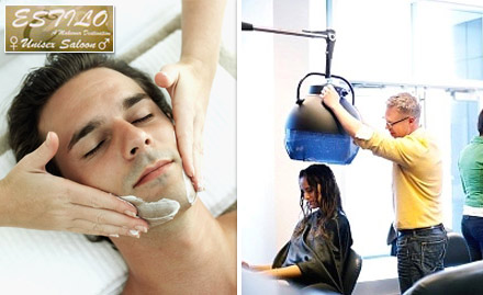 Estilo Unisex Salon Sapna Sangeeta Road - Give Yourself a Spa Treatment at 40% off 