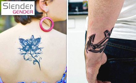 Slender Gender Dadar East & West exists - 4 Inch Tattoo at Rs 449. Ink your Skin! 