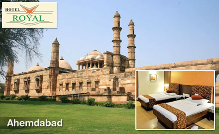 Hotel Royal Off S.G. Highway, Ahmedabad - Explore the Cultural City! 3N/4D Stay in Ahemdabad at Rs. 2362
