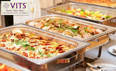 VITS Hotel Railway Station Road - Lavish Lunch & Dinner Buffet Spread ! 