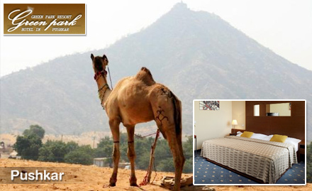 Green Park Resort Pushkar, Ajmer - Holidays in Pushkar! Get 25% Off on Room Tariff at Rs. 99