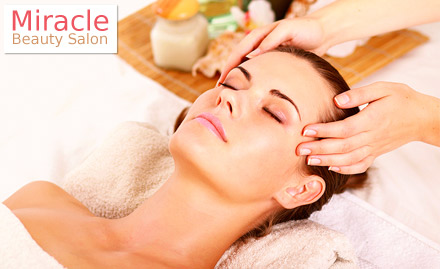 Miracle Beauty Salon Navi Mumbai - Enhance your Good Looks with Facial, Manicure,Head Massage & more at Rs. 999
