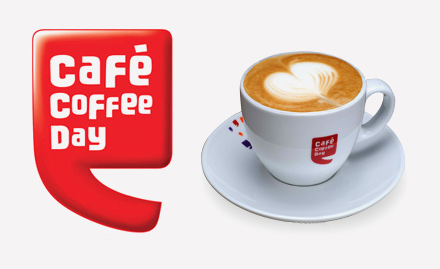 Cafe Coffee Day Sarita Vihar - Buy 1 Get 1 Free Offer on Hot Beverages at Rs. 29! Valid across all CCD outlets in India!