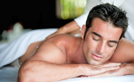 Spykz Mens Beauty Parlour Thadagam Road - Wellness Assured with 65% off on Body Massages at Rs. 9