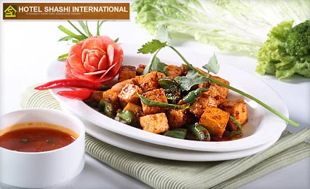 Hotel Shashi International Mastipur  Bodhgaya - Dine As You Like It! 15% off on Food at Rs. 39