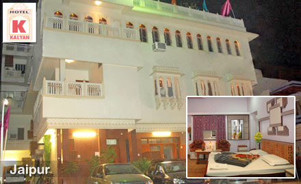 Hotel Kalyan Ajmer Road, Jaipur - Rs. 49 for 25% off on Stay in Jaipur. Discover the Marvel!