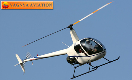 Yagnya Aviation Vile Parle - 52% off on 20 minutes of Helicopter Ride Across Mumbai at Rs. 49. Aerial Views!