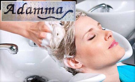 Adamma Unisex Salon & Spa Pitampura - Rs 1499 for 5 Sessions of L'Oreal hair spa