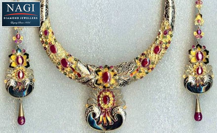 Nagi Jewellers Lawrence Road - Rs. 19 for 40% off on Jewellery Making: Design It Spotless