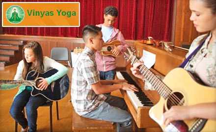 Vinyas Yoga Centre Madhav Nagar - Rs. 19 for 3 Classes to Learn Music 