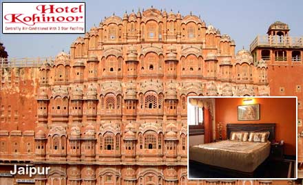 Hotel Kohinoor Sindhi Camp, Jaipur - Rs 99 for 40% off on Stay in Jaipur. Explore the  Land Of Color, Culture & Bonhomie!