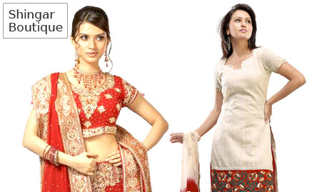 Shingar Boutique Dugri - Rs 19 to get 20% off on Stitching Charges. Perfect Stitching!