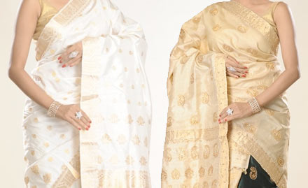 Krishan's Collection Hati Gaon - Upto 30% off on Mekhela Chadar & other Apparel. Redefining Tradition!