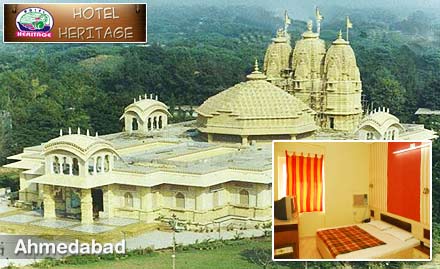 Hotel Heritage Paldi, Ahmedabad - 30% off on Room Tariff in Ahmedabad. Explore the Manchester of East