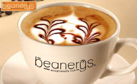 The Beanerys New Sanganer Road - 30% off on Food & Beverages. Snack Attack! 