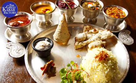 The Great Kabab Factory - Radisson Blu Hotel Egmore - Navratri Special Veg Thali! Enjoy the delicacies at just Rs 1029