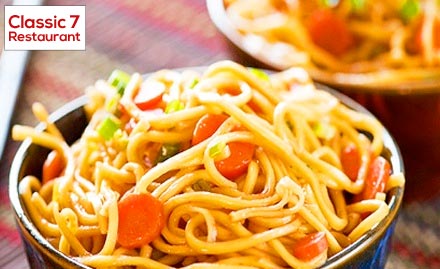 Classic 7 Restaurant Chitrakoot - 20% off on a la carte. Pounce on Lip Smacking Food! 