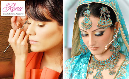 Renu Beauty Salon & Academy Mulund - Rs 9999 for Pre Bridal and Bridal Package. Be a stunning bride!