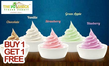 The Yo Shack C Scheme - Rs 19 to get buy 1 get 1 offer on Frozen Yogurt. Have an Icy Tongue! 
