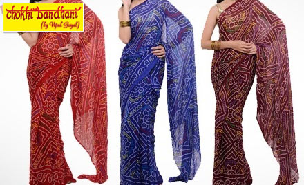 Chokhi Bandhani Tonk Road - 20% off on Suits and Sarees. Drape in a Traditional Attire!