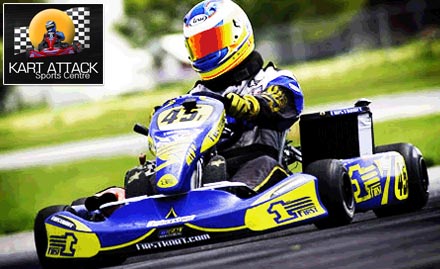 Kart Attack Avinashi Road - Rs 99 for 5 Laps of Go-Karting. Fight Your way to Finish! 