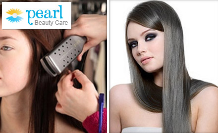 Pearl Beauty Care Paschim Vihar - Get long & strong hair! Rs 2499 for L'Oreal hair rebonding