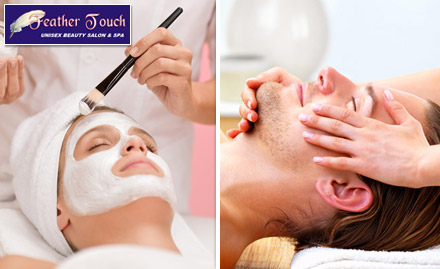 Feather Touch Unisex Beauty Salon & Spa Chromepet - Rs 399 for Spa Facial, Bleach, Under Eye Treatment & more. Get Smart!