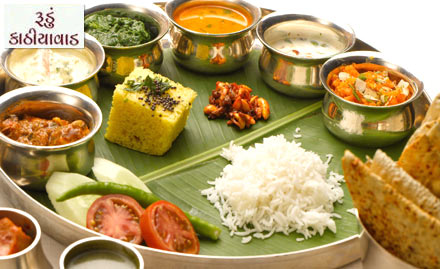 Rudu Kathiawad Vastrapur - 20% off on Kathiyawadi Bhanu Thali & A la Carte.
Flavourful Gujarati Food! 