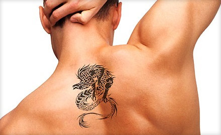 The Groomax Tattoo Adarsh Nagar - 3 inch permanent tattoo at just Rs 249. Boost up your style quotient!