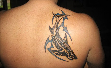 J- Rocks Mansarovar - Rs 299 for 7 Inch Permanent Colored Tattoo. Show Your True Colours! 