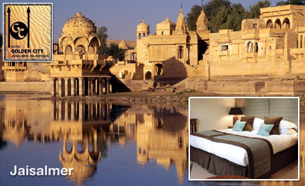 Hotel Golden City Jaisalmer - 25% off on stay in Jaisalmer. Explore the Giant Sandcastle's!