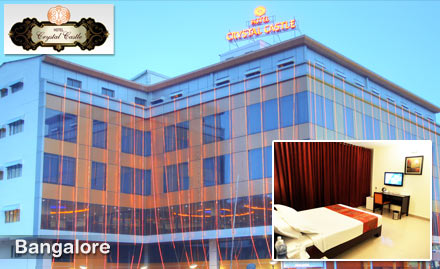 Hotel Crystal Castle J P Nagar - Rs 19 to get 25% off on Room Tariff. A Day In Bustling Bangalore!