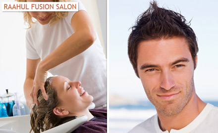 Raahul Fusion Salon C Scheme - Rs 19 for 50% off on Hair Spa Services. Pamper your Hair!