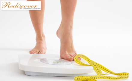 Rediscover-Skin, Laser,Slimming & Ayurveda Clinics Ghoddod Road - 3 weight loss sessions to trade flabs for fitness!