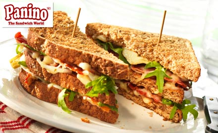 Panino - The Sandwich World Wardhaman Nagar - 40% off on Panino Sandwiches 