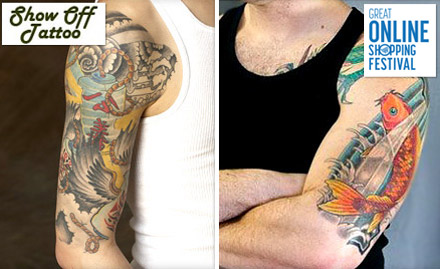 Octopus Tattoo Lajpat Nagar 2 - Rs 399 for 10 inch Permanent Tattoo. Ink Your Skin!