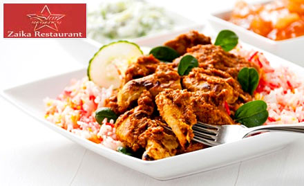 Zaika Restaurant Civil Lines - 20% off on Food Bill. Fine Dining at its Best!