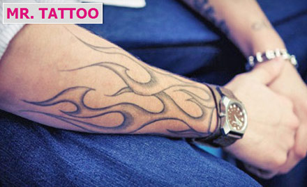Mr. Tattoo Durga Nursery Road - 50% off on Permanent Coloured or Black Tattoo. Get Inked!