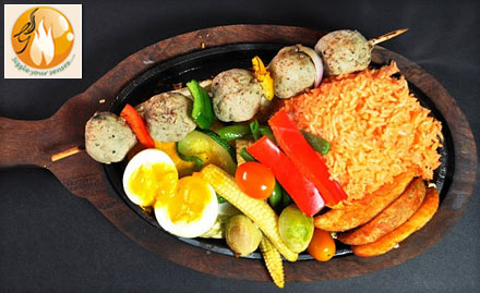 Sizzling Grillz Kondapur - 20% off on food bill. Bite on steamy hot sizzlers! 