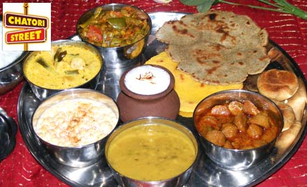 Chatori Street Industrial Area Phase 1 - Buy 1 Get 1 offer on Regular/Special Jodhpuri Vegetarian Thali/ Special Jodhpuri Meal