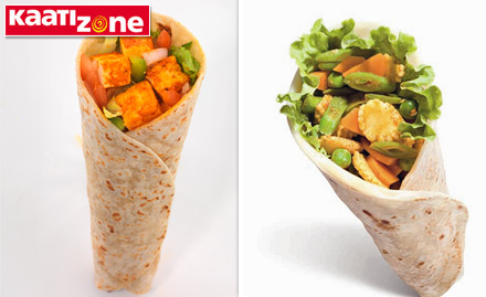 Kaati Zone Church Street, Ashok Nagar - Enjoy a kebab roll absolutely free on your total bill. Roll it up!