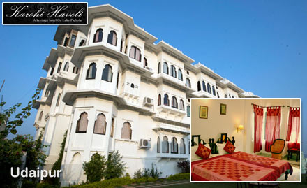 Karohi Haveli Karohi Haveli - 25% off on stay in Udaipur. The city of lakes depicting culture, heritage & royalty!